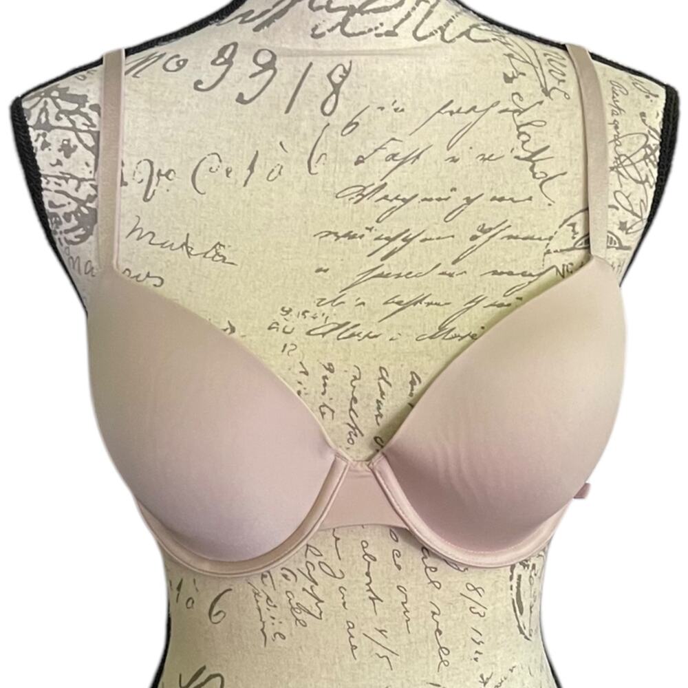 Victoria's Secret Mauve Pink Lined Demi Bra Size 34D